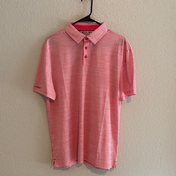 Black Clover Men's Pink Polo Shirt - Picture 1 of 6